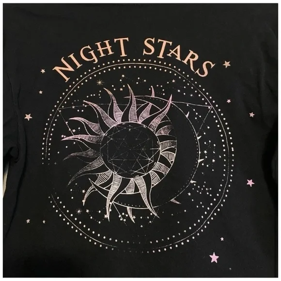 🔥LIKE NEW - Gold Rush Celestial Cropped Long Sleeve - Picture 4 of 4